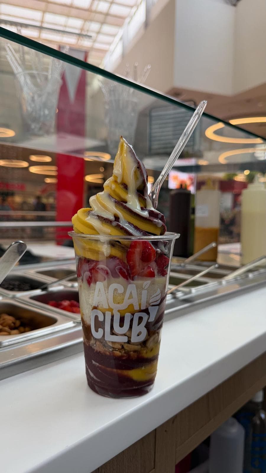 Vaso de açaí combinado de Açaí Club